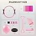 Uyittour 16PCS Pilates Kit, Home Pilates Workout Kit with Ankle Weights, Pilates Ring and Ball Set for Women, Pilates Equipment with Resistance Bands, Core Sliders & Socks for Starter Home Workouts