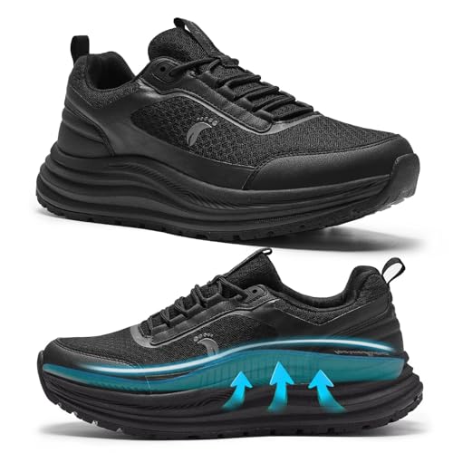 Men's Orthopedic Running Shoes Flat Feet: Comfortable Orthotic Neuropathy Plantar Fasciitis Arch...