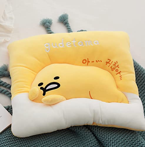 Foefaik New Lazy Cute Egg Cushion Throw Pillow Nap Pillows Sofa Bed Back Pillow #TOP4