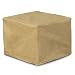 Budge All-Seasons Square Patio Table Cover / Ottoman Cover, Extra Large (Tan)