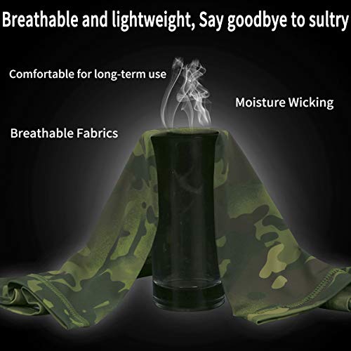 Image of Achiou Cooling Neck Gaiter, UV Protection Face Cover Scarf for Men Women