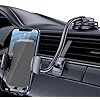 TICILFO Phone Holders for Your Car [Gooseneck Flexible] Phone Stand for Car Dashboard Windshield Automotive Accessories [Strong Suction Cup] Cell Phone Car Mount for All iPhone Android Smartphone