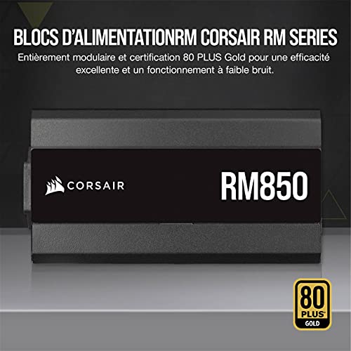 CORSAIR RM Series RM850 Alimentation électrique interne ATX12V 2.4/ EPS12V 2.92 80 PLUS Gold CA 100 240 V 850 Watt Europe - vue 4