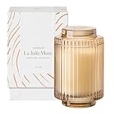 LA JOLIE MUSE Vanilla Bomb Candle, Candle Gifts for Women&Men, Natural Soy Candles for Home Scented, Luxury Jar Candle, 40 Hours Burning Time, 7oz