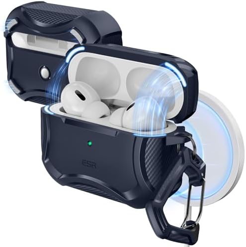 ESR for AirPods Pro 2 Case, Compatible with MagSafe, Cyber Tough Series
