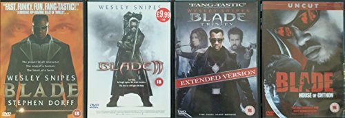 BLADE 1-4 QUADRILOGY collection anthology WESLEY SNIPES BLADE + BLADE II 2 + BLADE TRINITY 3 + BLADE 4 HOUSE OF CHTHON