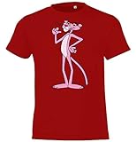 rosa roter panther serie Hochwertig verarbeitetes Kinder T-Shirt mit lustigem Motiv