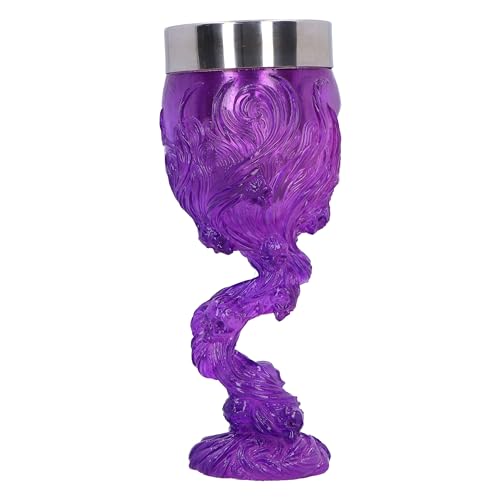 Nemesis Now Soul Spirit Goblet, 19.3cm, Removable Stainless Steel Insert, Expertly Designed, Cast in Clear Resin - Image 3