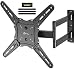 TV Wall Mount Bracket fits to Most 26-55 inch LED,LCD,OLED Flat Panel TVs, Tilt Full Motion Swivel Articulating Arms, TV Bracket VESA 400X400, 77lbs Loading with HDMI Cable, Cable Ties EVERVIEW