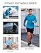 COOFANDY Mens Hoodies Summer Long Sleeve Rash Guard Shirts Lightweight Sun Protection Shirts for Fishing Navy Blue