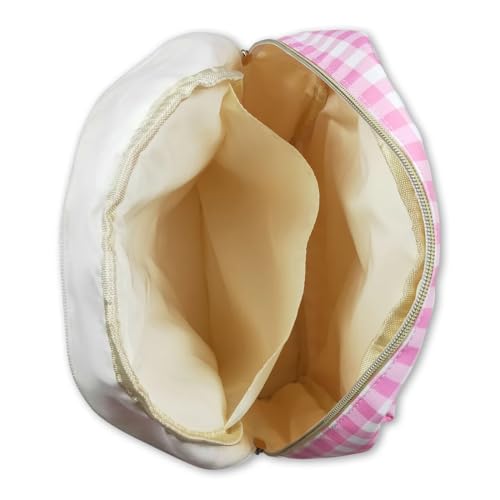 Pink plaid backpack4