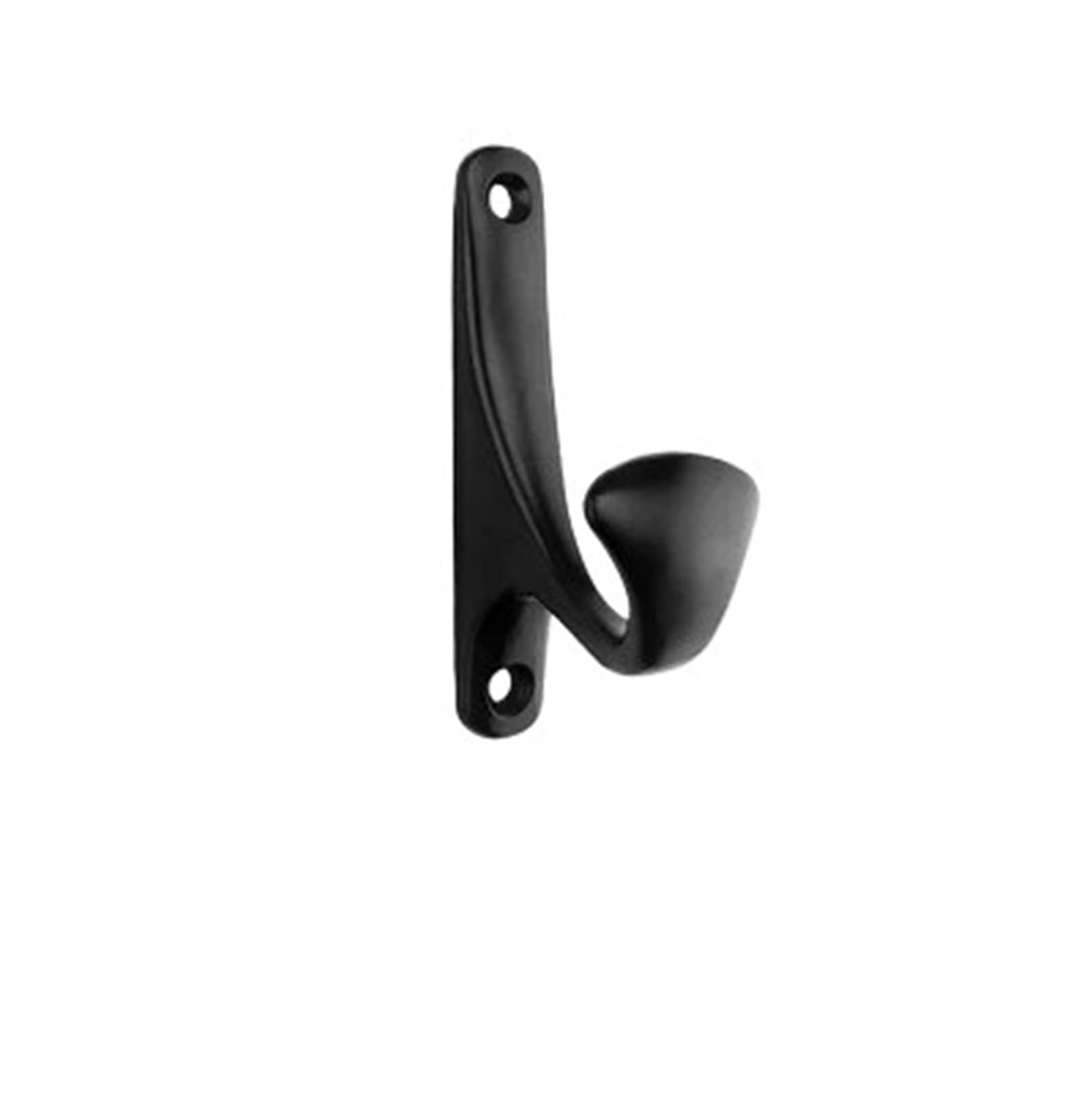 Yusuzh Black 8Pcs Zinc Alloy Bronze Wall Mounted Hook Rustic Key Coat Bag Hat Hanger Robe Hooks Hanging Kitchen Bathroom Room Rack For Mudroom,Closet(Black)