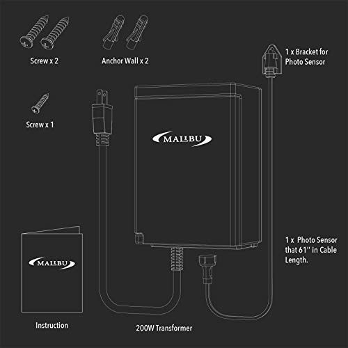 image for Malibu C Malibu Power Pack 200watt Low-Voltage Weatherproof Transforme