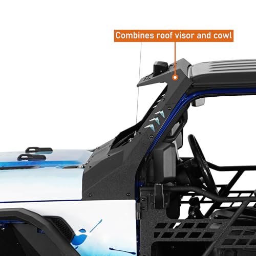 Image of Hooke Road Windshield Frame Armor for 2018-2026 Jeep Gladiator JT JL