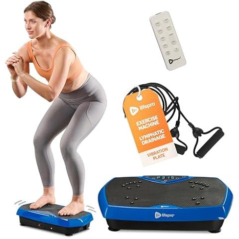 Lifepro Vibration Plate Exercise Machine with Magnetic Acupoints, Whole Full Body Vibration Platform Machine for Beginners & Recovery, Vibration Plate for Lymphatic Drainage, Full Body Workout Machine Cover