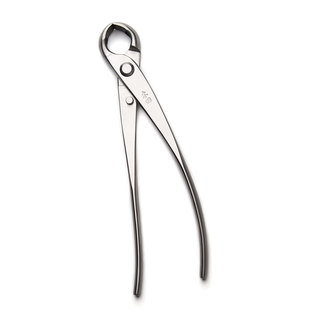 205 mm knob Cutter Round Edge Cutter Tagliapasta concavo Tagliatore di Bordo Livello di Qualità Professionale 4Cr13MoV Utensili per bonsai in acciaio legato Bonsai Tools