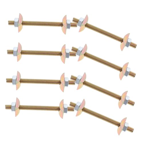 PRETYZOOM 8PCS Heavy Duty Steel Corner Brackets for Bed Frame Assembly Secure Locking Mechanism for Enhanced Stability and Easy Installation