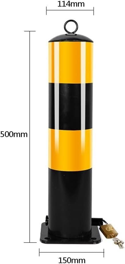 Plot de stationnement jaune et noir pour sécuriser une copropriété - 2