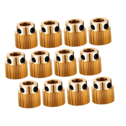 3d Printer Feeding Gear 20pcs Brass Extruder Wheel for Feed