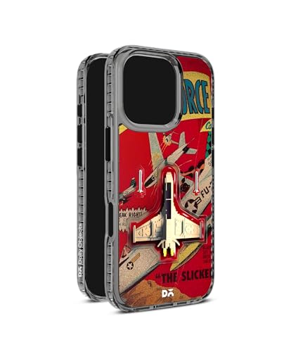 Image of DailyObjects Jet Ranger Stride 2.0 Magnetic Case Cover Compatible with iPhone 16 Pro Max | Wireless Charging Slim Back Cover | 2 Layer Edge Protection & Shockproof