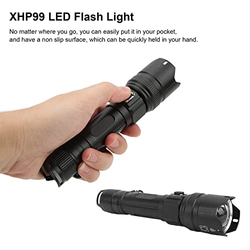Image of LED Torch Light, Aluminum Alloy Type C Ultra Bright Flashlight for Hiking for Camping for Adventure'
