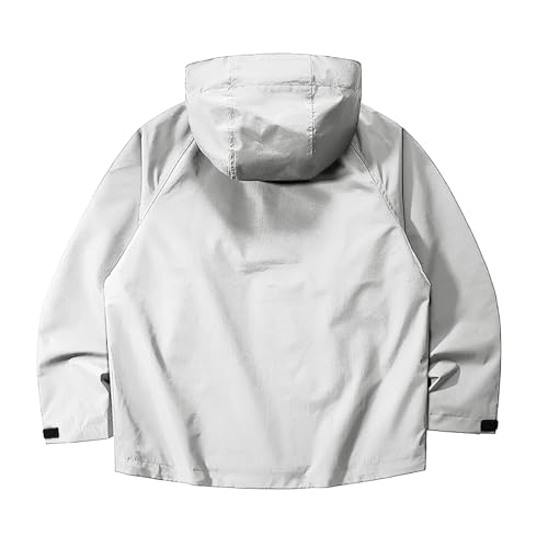 Chaqueta sahariana cortavientos de hombre que soluciona los cambios de clima 3