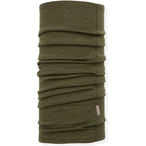 MERIWOOL 100% Merino Wool Ski Neck Gaiter Winter Neck Warmer for Women and Men Cover