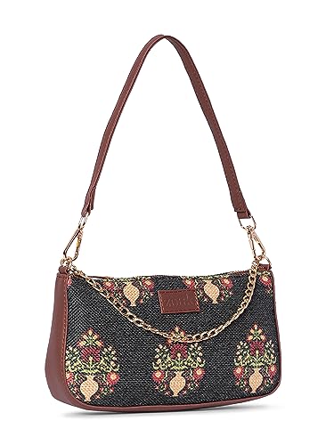 Image of ZOUK Women's Handcrafted Vegan Leather Casual Mini Shoulder Bag