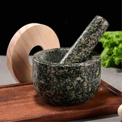 Mortero de cocina juego de mortero triturador semillas nueces especias 6