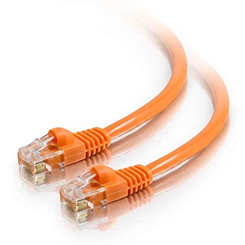 DKURVE 5M, 1 Pack, RJ45 Cat6 Snagless Ethernet Patch Cable, Black Ethernet Computer LAN Network Cord, Black - Compatible with 10 Port Switch POE 10port Gigabit 16ft (Orange)