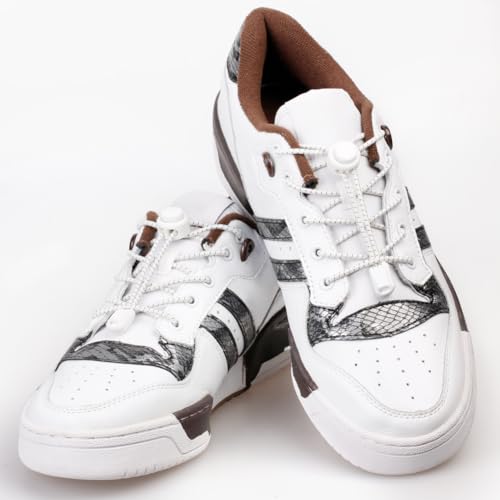 Image of UpUGo Elastic Shoe Laces, No Tie Shoe Laces Tieless for Kids, Adults, Elderly, One Size Fit All