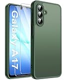 Compatibile per Samsung Galaxy A17 5G/4G Vetro temperato 9H con resistente e abbastanza rigido da proteggere lo schermo del telefono. Il Samsung Galaxy A17 5G/4G Vetro temperato rivestimento idrofobo e oleorepellente lo rende resistente alle impronte digitali, tocco confortevole e sensibile non ti farà sentire nulla sullo schermo，rivestimento sottile superficie fornisce una protezione morbido eccellente per il vostro da graffi, impronte digitali, polvere, urti e cadute.