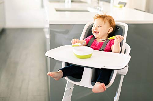 4moms high chair Magnetic Feeding Utensil Set | Spoon, Fork, Bowls and Plate for Baby, Infant, and Toddler | from The Makers of The mamaRoo