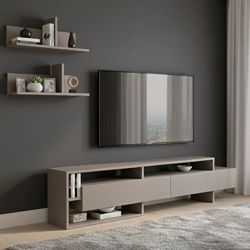 CARATTERISTICHE TECNICHE - Complemento d'arredo versatile, progettato per una facile integrazione con altri mobili - Imballaggio resistente, progettato per l'eCommerce - Materiale: Pannello truciolare melaminico 18mm - Info aggiuntive: Numerosi scaffali - Può essere fissato al muro - Prodotto fornito smontato - Kit per il fissaggio al muro incluso - Scaffali non regolabili