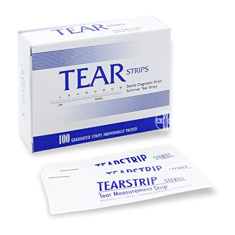 Tiras oftálmicas estériles AIESI® Schirmer Test TEAR STRIPS (100 piezas) Cover