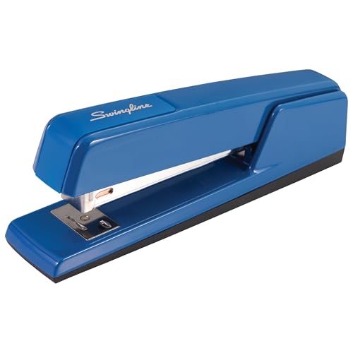 Swingline Stapler, 30 Sheet Capacity, 747 Classic Stapler, Jam Free, Metal, Royal Blue (74724)