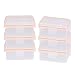 Newmowa Battery Storage Case, 6 Piece, White (NPFW50-US)