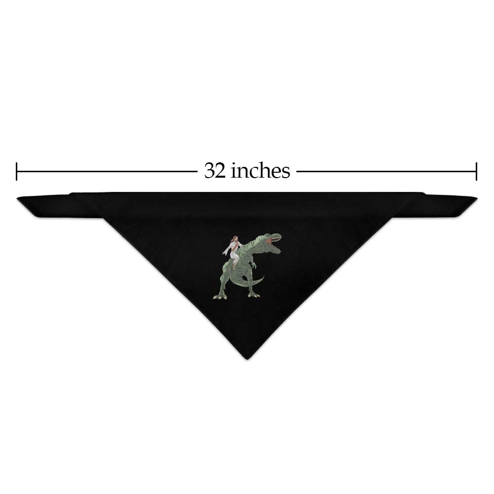 GRAPHICS & MORE Jesus Riding a T-Rex Dog Pet Bandana