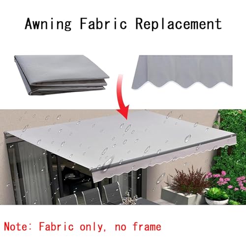 Toile de rechange auvent terrasse rétractable polyester imperméable 4,5 x 2 m - 5