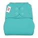 Flip Hybrid Reusable Cloth Diaper Cover with Adjustable Snaps and Stretchy Tabs - Fits Babies from 8 to 35+ Pounds (Mirror)