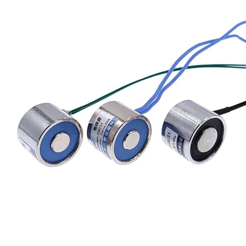 Électro-aimant solénoïde 12V 25N conçu pour le maintien de pièces et le levage miniature