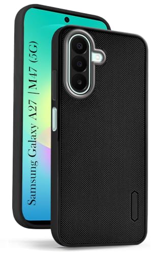 Image of Jkobi Rubberised Back Cover Case for Samsung Galaxy A27 5G | Samsung Galaxy M47 5G (Textured Grip Design | Camera Protection | Slim and Light Weight | Soft Touch and Feel)