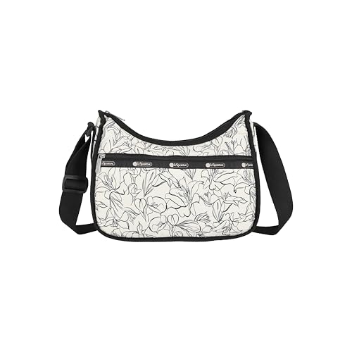 LeSportsac Hobo Bag (Sketched Floral Ivory)
