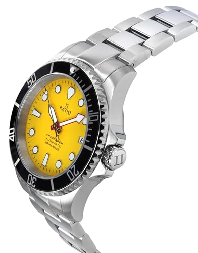 Image of RATIO FreeDiver Sapphire Crystal Diver Watch Japanese Automatic Dive Watch 200m Water Resistant Diving Watches for Men