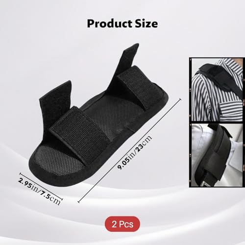 Lyivisk 2 almohadillas extraíbles para el hombro, correas de hombro universales con almohadillas para el hombro, buen alivio del estrés, reemplazo antideslizante para bolsas de cámara, portátiles - imagen 2