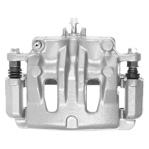 Image of Detroit Axle - 2pc Front Brake Calipers for Hyundai 2007-2010 Entourage, 2006-2012 2014 Kia Sedona, Disc Brake Calipers with Brackets 2008 2009 Replacement
