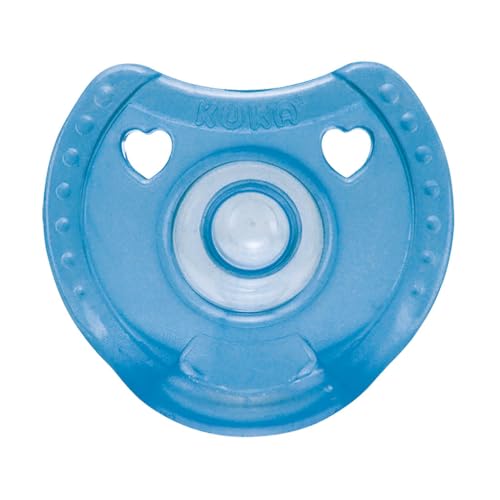 ZKMAGIC Chupeta Silicone Soft Comfort Bico Redondo 2 Azul Kuka Azul