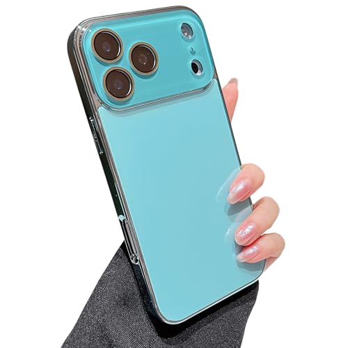 Coque iPhone 17 Pro Max antichoc avec protecteur d'objectif et cadre galvanisé vert