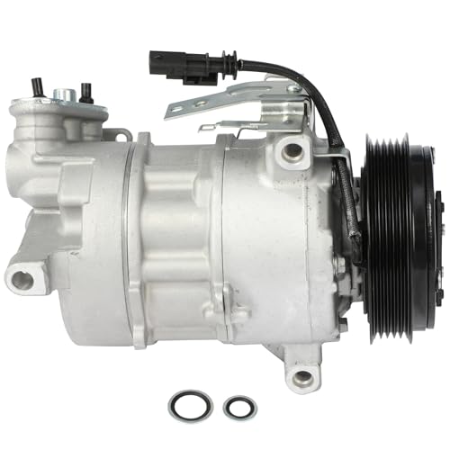 Image of ECCPP AC Compressor Fit for Chevrolet Camaro 2.0L 2016-2023 | Fit for Cadillac ATS CTS 2.0L 2013-2019 Fast Cooling AC Compressor with Clutch Low Vibration Fuel Efficient