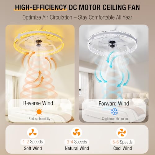 Smart Voice Activated Ceiling Fan